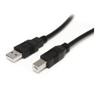 StarTech.com 9 m / 30 ft Active USB A to B Cable - M/M - Black USB 2.0 A to B Cord - Printer Cable - Extension USB Cable (USB2HAB30AC)