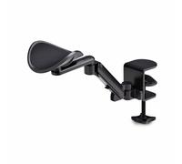 StarTech.com Adjustable Arm Rest for Office Desk Ergonomic Arm/Elbow Support 360-Degree Rotation Clamp-On/No Drill Installation Black