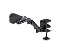 StarTech.com Adjustable Arm Rest for Office Desk Ergonomic Arm/Elbow Support 360-Degree Rotation Clamp-On/No Drill Installation Black