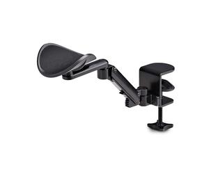 StarTech.com Adjustable Arm Rest for Office Desk, Ergonomic Arm/Elbow Support, 360-Degree Rotation, Clamp-On/No Drill Install
