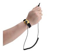 StarTech.com Antistatic Wrist Strap with Grounding Cable, ESD Safe Band with 5ft / 1.5m Detachable Cord, Prevent Electrostatic Discharge, Adjustable Fit, TAA
