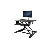 StarTech.com BNDSTSLGPVT Sit Stand Desk Converter with Monitor Arm, Up to 30 Inch Monitor, 35 Inch Wide Work Surface, Standing Desk Converter, Sit Stand Workstation
