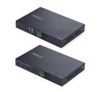 StarTech.com 4-Port USB 3.0 Extender over Ethernet up to 330ft (100m) via Cat6a / Cat7 / Cat8 RJ45 Cable Extension for Remote USB Devices 4x USB-A 5Gbps Hub TAA