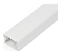 StarTech.com Cable Management | 3/4"(19mm)W x 3/8"(11mm)H, With Adhesive Tape & Cover, PVC Network/Power Cord Hider/Wall Wire Duct, Max 6 Cables, UL Listed