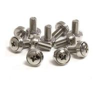 STARTECH.COM CABSCREWSM6-50 Pkg M6 Mounting Screws for Server Rack Cabinet