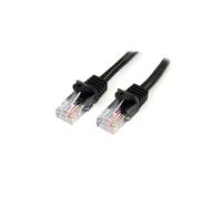 StarTech Cat5e Patch Cable With Snagless RJ45 Connectors 1M Black