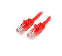 StarTech Cat5e Patch Cable With Snagless RJ45 Connectors 1m Red