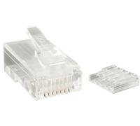 Startech Cat6 Rj45 Modular Plug Connector 50 Units Clear