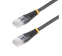 StarTech.com Cat5e Ethernet Cable - 6 ft - Black - Patch Cable - Molded Cat5e Cable - Short Network Cable - Ethernet Cord - Cat 5e Cable - 6ft (M45PATCH6BK)