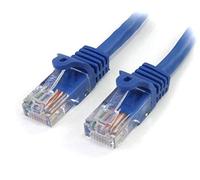 StarTech.com Cat5e Ethernet Cable5 ft - Blue - Patch Cable - Snagless Cat5e Cable - Short Network Cable - Ethernet Cord - Cat 5e Cable - 5ft (RJ45PATCH5)