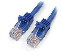 StarTech.com Cat5e Ethernet Cable50 ft - Blue - Patch Cable - Snagless Cat5e Cable - Long Network Cable - Ethernet Cord - Cat 5e Cable - 50ft