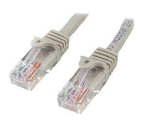 StarTech.com Cat5e Ethernet Patch Cable with Snagless RJ45 Connectors - 10 m Gray 10 m Cat5e U/UTP (UTP) RJ-45 RJ-45 Grey