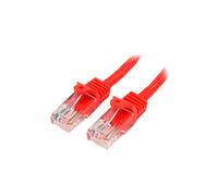 StarTech.com CAT5e Cable - 10 m Red Ethernet Cable - Snagless - CAT5e Patch Cord - CAT5e UTP Cable