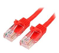 StarTech.com Cat5e Ethernet Patch Cable with Snagless RJ45 Connectors - 5 m Red