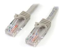 StarTech.com Cat5e Patch Cable with Snagless RJ45 Connectors - 1m Gray