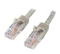 StarTech.com Cat5e Patch Cable with Snagless RJ45 Connectors - 3m Gray