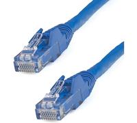 StarTech.com Cat6 50 ft Blue Ethernet Patch Cable with Snagless RJ45 Connectors - Compatible with Category 5e and 6 Applications