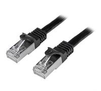 StarTech.com Cat6 Patch Cable - Shielded (SFTP) - 0.5 m Black. Cable length: 0.5 m Cable standard: Cat6 Cable shielding: SF/UTP (S-FTP) Connector 1: RJ-45 Connector 2: RJ-45 Product colour: Black