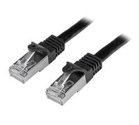 StarTech.com Cat6 Patch Cable - Shielded (SFTP) - 5 m Black. Cable length: 5 m Cable standard: Cat6 Cable shielding: SF/UTP (S-FTP) Connector 1: RJ-45 Connector 2: RJ-45 Data transfer rate: 1000 Mbit/