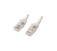 StarTech.com 7m CAT6 Ethernet Cable - White CAT 6 Gigabit Ethernet Wire -650MHz 100W PoE RJ45 UTP Network/Patch Cord Snagless w/Strain Relief Fluke Tested/Wiring is UL Certified/TIA