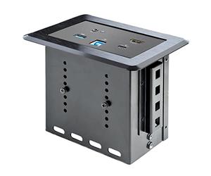StarTech.com Conference Room Docking Station - Universal Laptop Dock - 4K HDMI, 60W Power Delivery, USB Hub, GbE, Audio - In-Table Connectivity Box For Huddle/Boardroom Collaboration Space (KITBZDOCK)