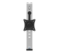 StarTech.com Cubicle Monitor Mount - Cubicle Wall Single Monitor Hanger - Up to 34" VESA Mount Display - Height Adjustable Ergonomic Office Cubicle Hanging Flat Panel Hook & Clamp Bracket (ARMCBCLB)
