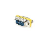 StarTech.com GC9SM Slimline Serial DB9 Gender Changer, M/M, Serial Gender Changer, DB-9 (M) to DB-9 (M)