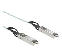 StarTech.com Dell EMC AOC-SFP-10G-5M Compatible 5m/16.4ft 10G SFP+ to SFP+ AOC Cable - 10GbE SFP+ Active Optical Fiber - 10Gbps SFP Plus/Mini GBIC/Transceiver Module Cable -
