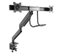 StarTech.com Desk Mount Dual Monitor Arm with USB & Audio - Slim Full Motion Adj