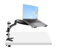 StarTech.com Desk Mount Laptop Arm - Full Motion Articulating Arm for Laptop or Single 34" Monitor - VESA Mount Laptop Tray Bracket - Ergonomic Adjustable Notebook Stand - Desk-Clamp