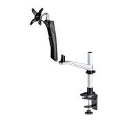 StarTech.com Desk Mount Monitor Arm For 27in 16:9 or 30in 21:9 Ultrawide Screens VESA 75x75/100x100 Tool-Less Mechanical Spring Arm C-Clamp/Grommet TAA
