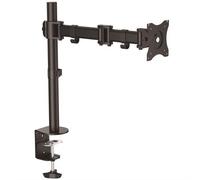 StarTech.com Desk Mount Monitor Arm for up to 34" (8 kg) VESA Compatible Displays - Articulating Pole Mount Single Monitor Arm - Ergonomic Height Adjustable Monitor Mount - Desk Clamp/Grommet