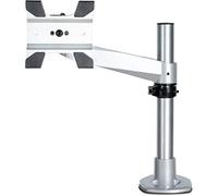 StarTech.com Desk Mount Monitor Arm - VESA or Apple iMac/Thunderbolt or Ultrawide Display up to 14kg - Articulating Height Adjustable Single Desktop Monitor Pole Mount - Clamp/Grommet
