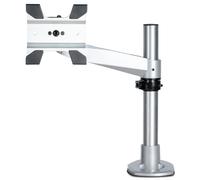 StarTech.com Desk Mount Monitor Arm - VESA or Apple iMac/Thunderbolt or Ultrawide Display up to 49" (30.9lb/14kg) - Articulating Height Adjustable Single Desktop Monitor Pole Mount - Clamp/Grommet - T