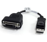StarTech.com DisplayPort to DVI Adapter - Active DisplayPort to DVI-D Adapter/Video Converter 1080p - DP 1.2 to DVI Monitor Cable Adapter Dongle - DP to DVI Adapter - Latching DP Connector