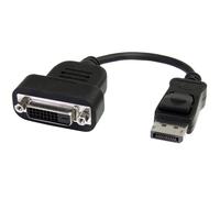 StarTech.com DisplayPort to DVI Adapter - Active DisplayPort to DVI-D Adapter/Video Converter 1080p - DP 1.2 to DVI Monitor Cable Adapter Dongle - DP to DVI Adapter - Latching DP Connector