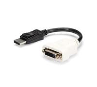 StarTech.com DisplayPort to DVI Adapter - DisplayPort to DVI-D Adapter/Video Converter - 1080p - DP 1.2 to DVI Monitor/Display Cable Adapter Dongle - DP to DVI Adapter - Latching DP Connector