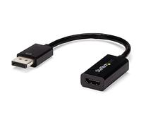 StarTech.com DisplayPort to HDMI Adapter - 4K 30Hz Active DisplayPort to HDMI Video Converter - DP to HDMI Monitor/TV/Display Cable Adapter Dongle - Ultra HD DP 1.2 to HDMI 1.4 Adapter