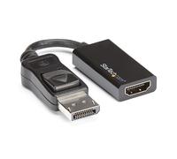 StarTech.com DisplayPort to HDMI Adapter - 4K 60Hz Active DP 1.4 to HDMI 2.0 Video Converter - DP to HDMI Monitor/TV/Display Cable Adapter Dongle - Latching DP Connector