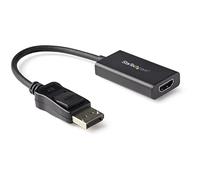 StarTech.com DisplayPort to HDMI Adapter - 4K 60Hz HDR10 Active DisplayPort 1.4 to HDMI 2.0b Video Converter - 4K DP to HDMI Adapter Dongle for Monitor/Display/TV - Latching DP Connector
