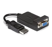 StarTech.com DisplayPort to VGA Adapter - Active DP to VGA Converter - 1080p Video - Durable - DP/DP++ Source to VGA Monitor Cable Adapter Dongle - DP 1.2 to VGA - Latching DP Connector (DP2VGA)