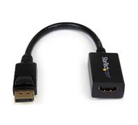 StarTech.com DisplayPort to HDMI Adapter - DP 1.2 to HDMI Video Converter 1080p - DP to HDMI Monitor/TV/Display Cable Adapter Dongle - Passive DP to HDMI Adapter - Latching DP Connector