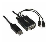 StarTech.com DisplayPort to VGA Adapter Cable with Audio - 6ft (2m)