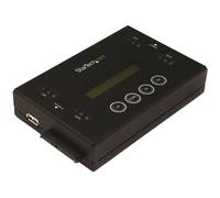StarTech.com 1:1 Standalone Hard Drive Duplicator & Eraser, USB Thumb Drive and SATA HDD/SSD Disk Cloner & Eraser, LCD display, TAA Compliant, OS Independent (SU2DUPERA11)
