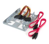 StarTech.com Dual 2.5" to 3.5" HDD Bracket for SATA Hard Drives - 2 Drive 2.5" to 3.5" Bracket for Mounting Bay