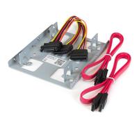 StarTech.com Dual 2.5" to 3.5" HDD Bracket for SATA Hard Drives - 2 Drive 2.5" to 3.5" Bracket for Mounting Bay