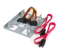 StarTech.com Dual 2.5" to 3.5" HDD Bracket for SATA Hard Drives - 2 Drive 2.5" to 3.5" Bracket for Mounting Bay