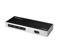 StarTech.com USB-C & USB-A Dock - Dual Monitor 4K 60Hz Dock DisplayPort + HDMI - Hybrid USB 3.0 Docking Station for USB-C or USB-A Laptops - 6x USB Type-A, GbE - USB 3.1 Gen 1 - Mac/Windows