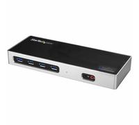 StarTech.com USB-C & USB-A Dock - Dual Monitor 4K 60Hz Dock DisplayPort + HDMI - Hybrid USB 3.0 Docking Station for USB-C or USB-A Laptops - 6x USB Type-A, GbE - USB 3.1 Gen 1 - Mac/Windows