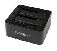 StarTech.com Dual Bay Hard Drive Duplicator, Standalone USB 3.0 (5 Gbps) / eSATA to 2.5/3.5" SATA III HDD/SSD Cloner/Copier, Hard Drive Docking Station, Hard Disk Cloner